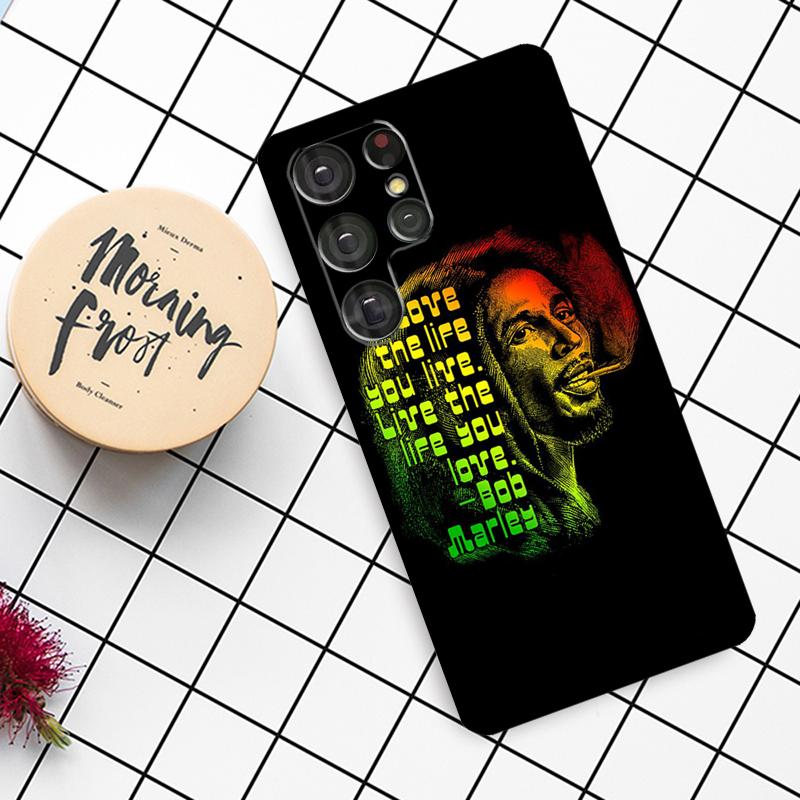 

Reggae Bob Marley Case For Samsung Galaxy S24 FE S21 S22 S23 S25 Ultra S9 S10 Plus S20 FE S25 FE Phone Cover Galaxy S21 Plus