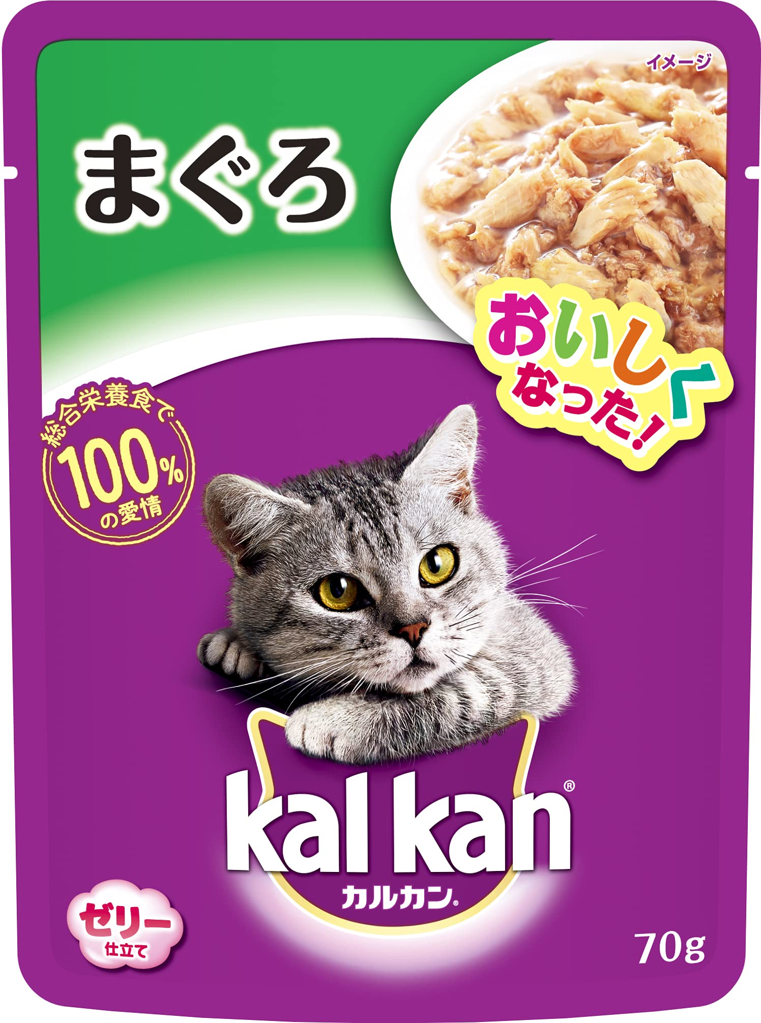 

Calcan Pouch Tuna Cat Food for Adult Cats 70g x 160 pieces in (Sold Case)