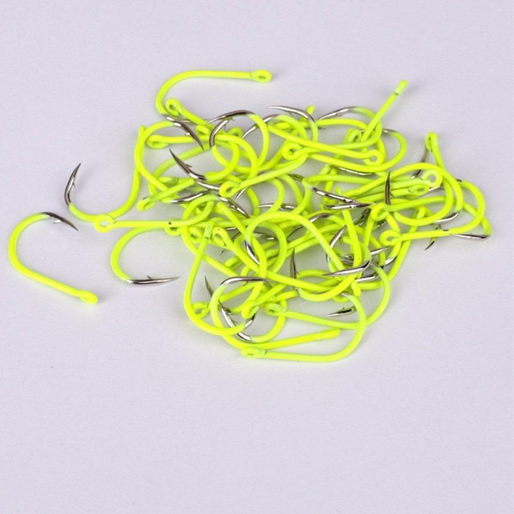 100PCS 50 Pack Octopus Fishing Hooks Live Bait Fish Hook  Catfish Bass Tuna Walleye Trout 7#