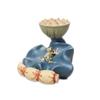 Yixing Purple Clay Tea Pet Frog Lotus Leaf Sculpture Tea Figurine Desktop Ornaments Handmade Crafts Home Tea Set Decoration
