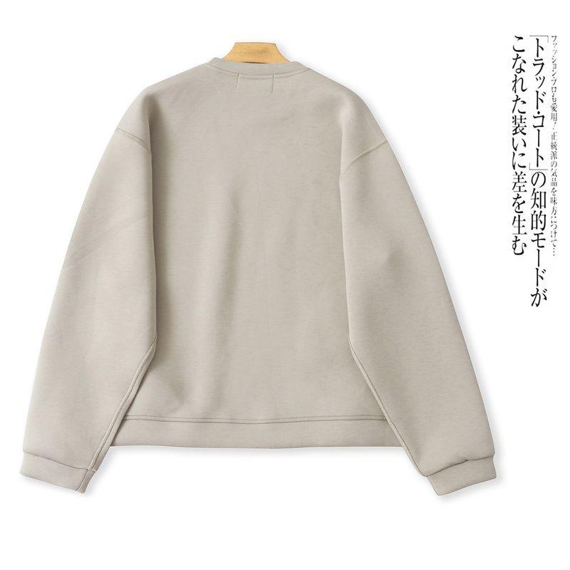 Orders Exported to Japan Air Layer Plus size Hoodie Men's and Women's Same Style Autumn New round Neck Pullover Long sleeve Solid Stretch 32342