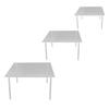 3 Set Square Clear Acrylic Cake Stand Acrylic Cupcake Stand for Cake Pizza Dessert Christmas