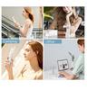 Xiaomi Portable Fan 2000mAh USB Rechargeable 3 Speed Mini Handheld Foldable Fan Hand Held Small Pocket Travel Fan with Handy Power Bank
