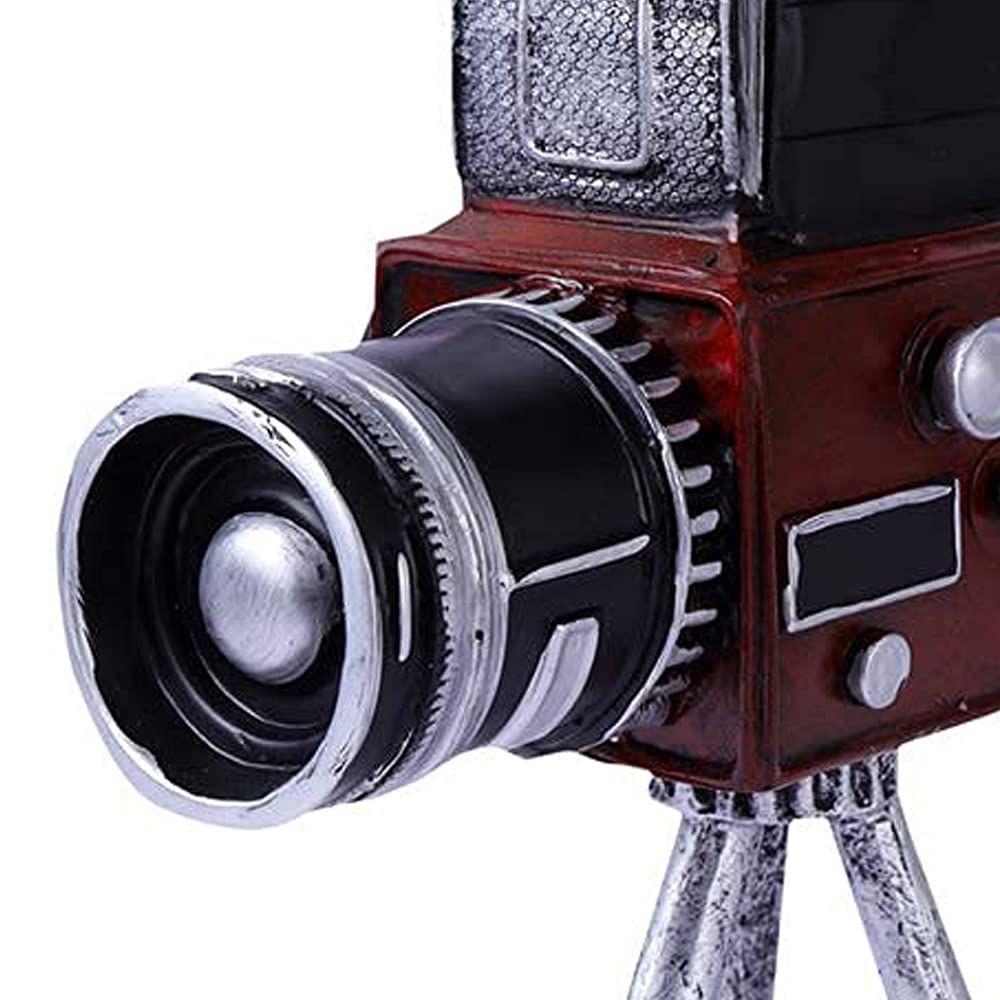Home Decor Showpiece for Home & Office Decor Set of 1| Decorative Accent for Living Room Bedroom| Resin Tripod Camera Tabletop
