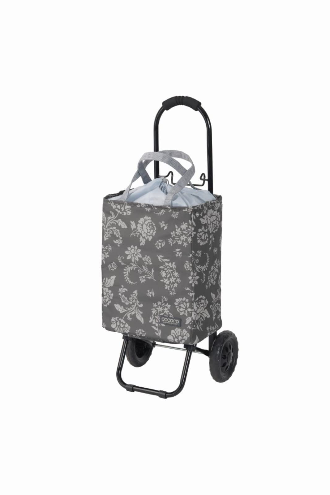 

Rep Cocoro Shopping Cart Florian Tote Cart Gray 22L with Luggage Hook Foldable Cool and Warm Eco Bag Shopping Stylish Cute Simple Convenient Compact