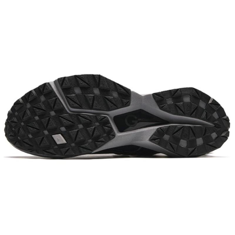 Anta Cushioned Wear Resistant Breathable Rebound Low Top Running Shoes Men's Black Sneakers 112416602A-7