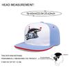 2026 New Creative Personalized Baseball Hat Shark Embroidered Hip Hop Hat Street Skateboarding Hat Daily Sunshade Flat Edge Hat