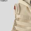 INCERUN Men Cool Style Sleeveless Hollow Out Cosplay Pullover Waistcoats
