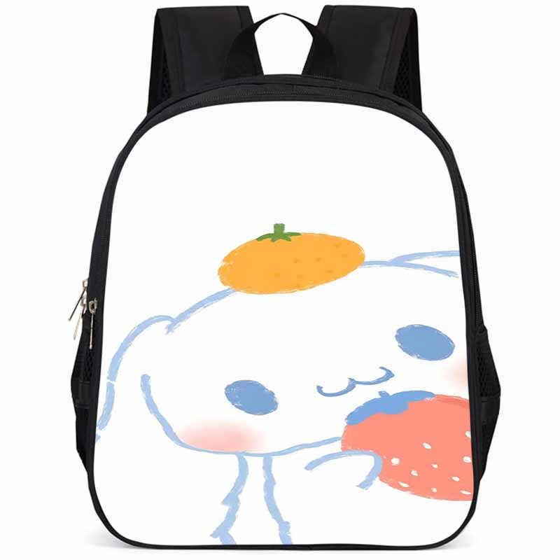 Adorable Cinnamoroll 15 Inch Large Capacity Lightweight School Backpack For Kids