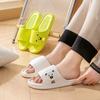 Summer Cartoon Bear Indoor Slippers for Women Lightweight Soft EVA Slides Woman Comfort Home Bathroom Non Slip Slippers