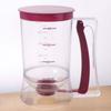 Hand-Held Pancake Batter Dispenser Scaled Batter Funnel BPA Free Crepes Batter Separator  Cream