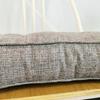 Coussin de chaise de jardin - AIMOONSA - 40 x 40 x 10 cm - Coton - 10 cm épaisseur - Gris