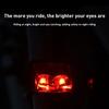 Induction Bike Seatpost Taillights Bicycle Lights Taillights Bike Rear Light Safety Warning Lamp