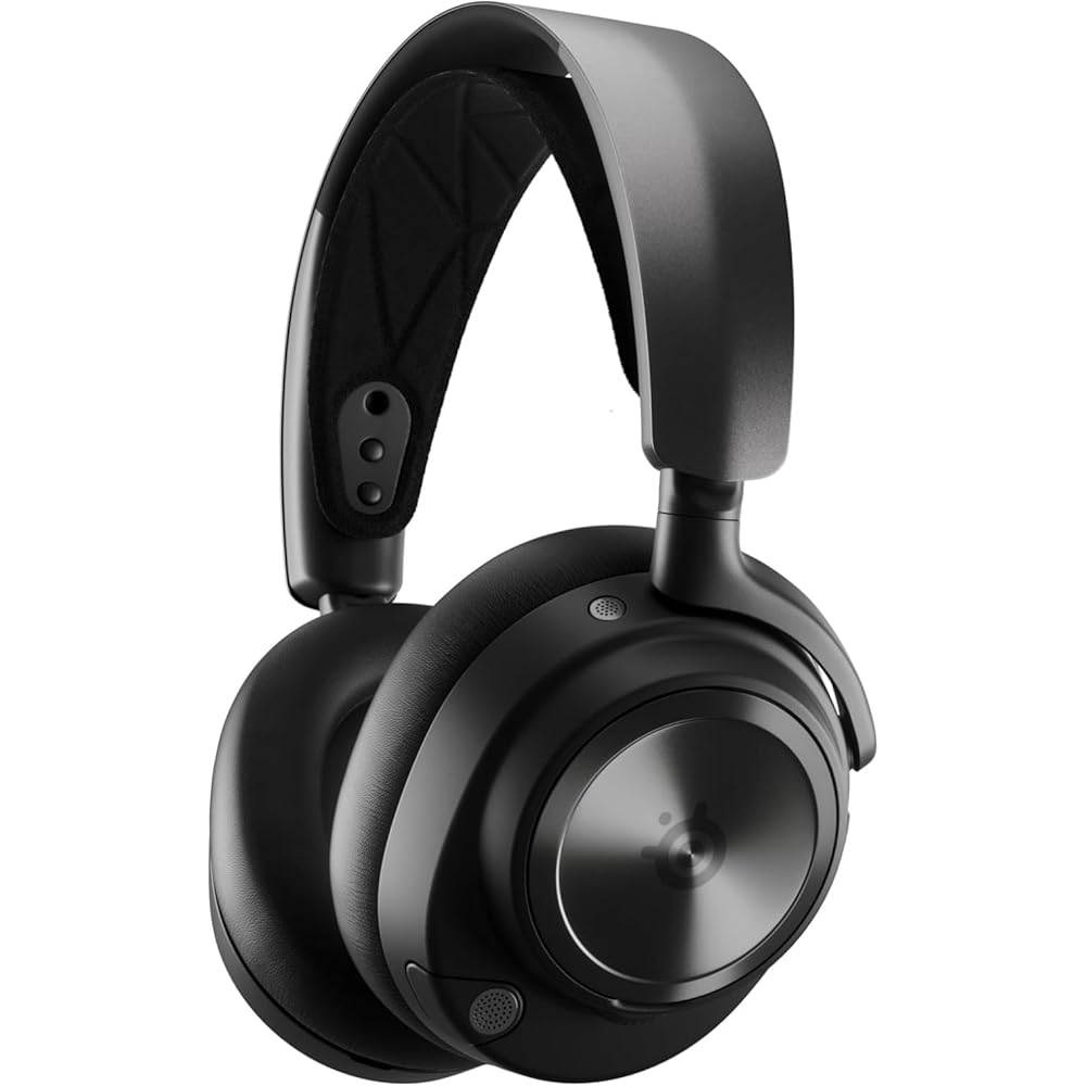 SteelSeries Arctis Nova Pro Wireless X Lightweight Gaming Headset with Active Noise Cancelling Hi-Fi Sound for Xbox PC PS5 Switch Black