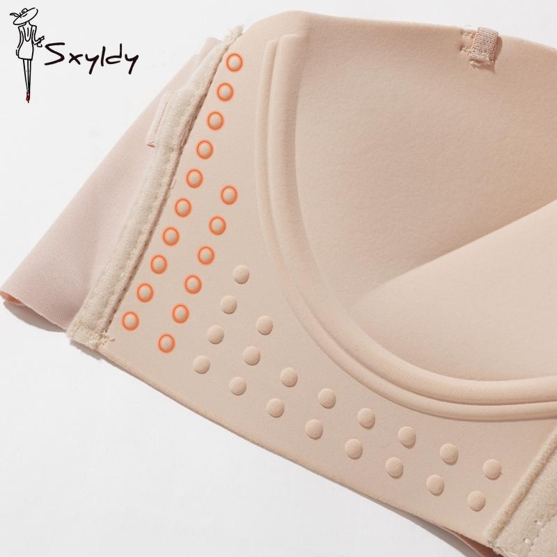 Front-closed Seamless Bra for Women Round Cup Non-Slip Push-up Bra Tube-top Manga Boobs Multi-way Wear