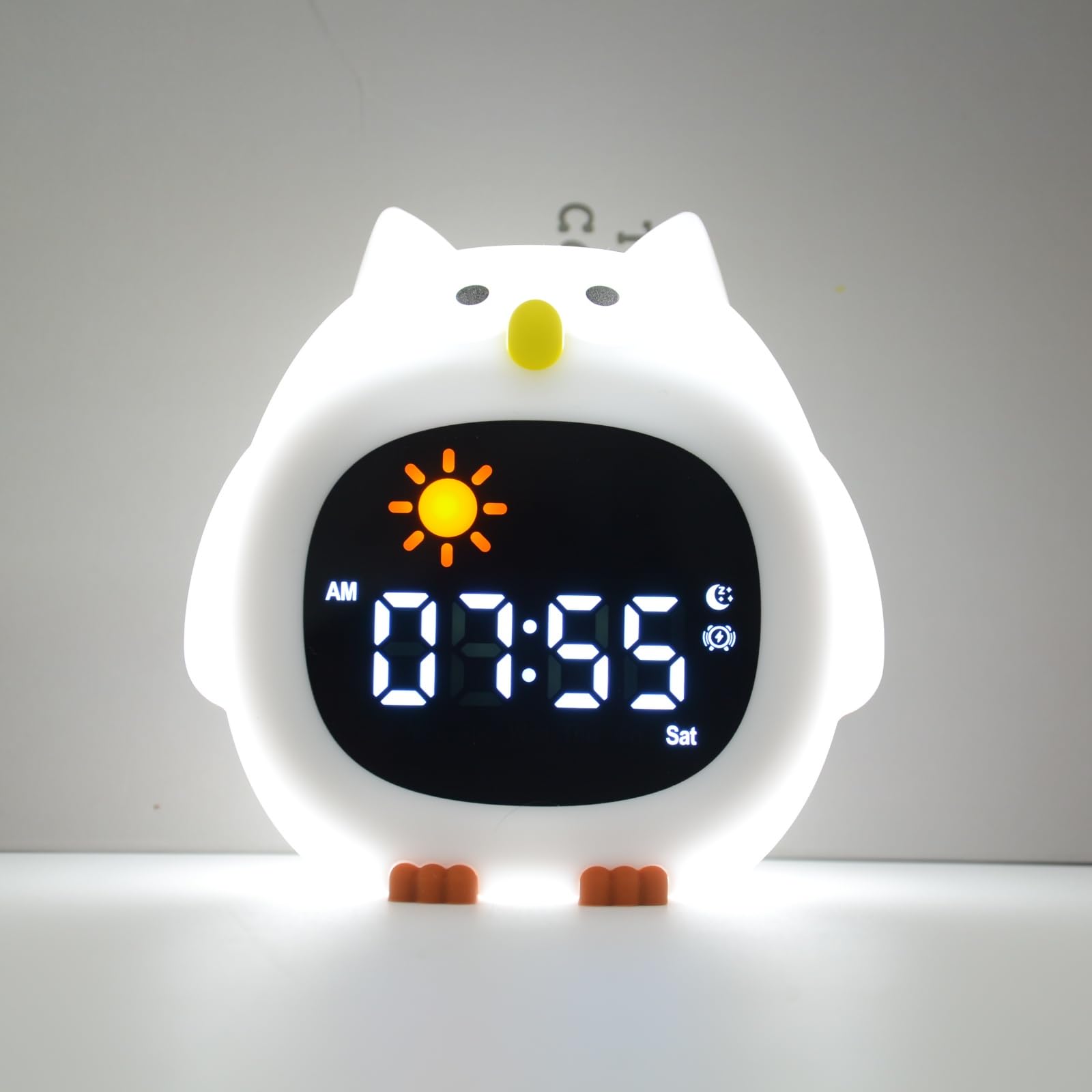 

YAVINCOL Nursing Night Room Bedside Soft Tap Warm White Ambient Lighting for USB Christmas Birthday Room Light, Light, Lamp, Lamp, Silicone, Sensor,