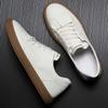 Luxury Brand Men's Casual Sneakers Genuine Leather Vulcanized Shoes Comforthable White Tenis Masculino Outdoor Mens Casual Shoes