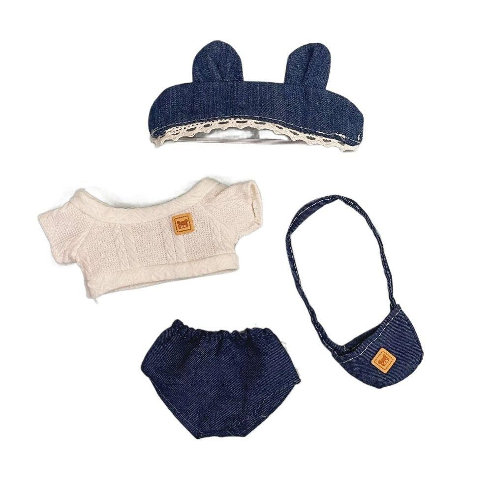 20cm Cotton Doll Doll Changing Clothes Hand-made Princess Skirt Suit  Birthday Gifts