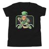 Leprechaun Ice Hockey Goalie Saint Patrick's Day Costume Youth T-Shirt