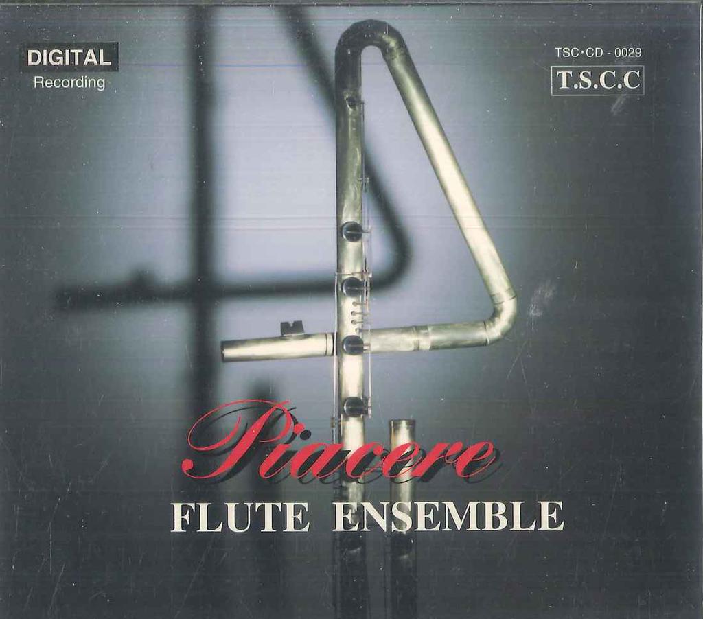 CD FLUTE CLASSICAL - Peerture TSCCD0029K TOKYO SOUND CIT 1995 Japan Classical Used