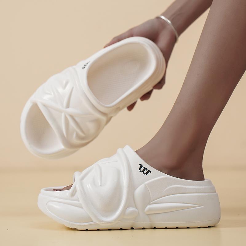 

EVA cool slippers for women to wear 2025 summer fashion new thick-soled non-slip ins tide beach muffin sandals 40