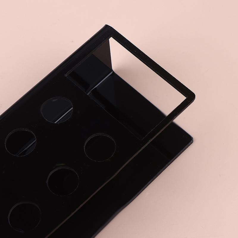 1Pc Acrylic Marker Pen Holder With 10 Slots - Wall-Mounted Dry Erase Storage Rack Classic Design Pen Holder Suitable For Office