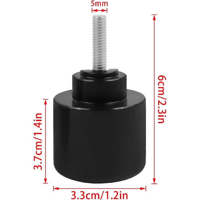 CHIFUN 1 Pair Bar Ends Plug Anti Vibration Weight Sliders Replacement for Honda CBR650R 2019-2024 CBR500 R/F 2013-2025 CBR300R/F 15-24 CNC Aluminum