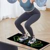 Squat Training Mat Squat Step Positions Knee Pad Leg Hip Muscle Targeting Kettlebell Weightlifting Fitness Auxiliary Mat Beginner Workout Equipment