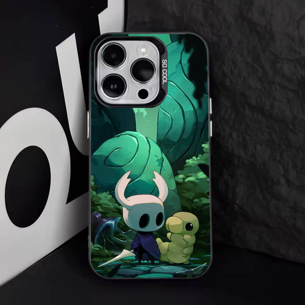 Cool H-Hollow Knight new Phone Case For iPhone 17,16,15,14,13,12,11,Pro,XS,Max,Plus,Mini,SE4,E Black Matte Shockproof Cover