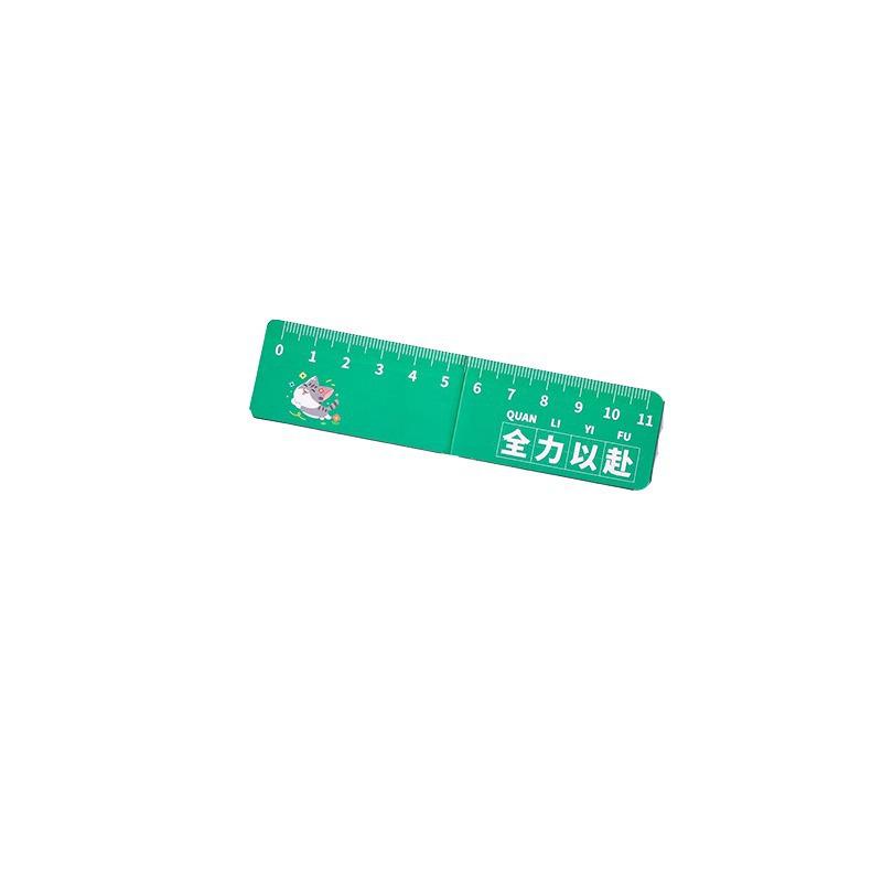Creative Cartoon Magnetic Bookmark & Ruler - Cute and Inspirational Folding Page Clip