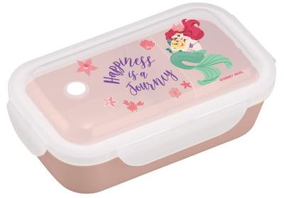 Asvel Little Mermaid Lunch WTL500C Integrated Antibacterial Box, (LM24), Gasket, Freezer-Safe, Airtight,