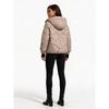 Women S Plus Size Hooded Thick Warm Fitted Puffer Coat