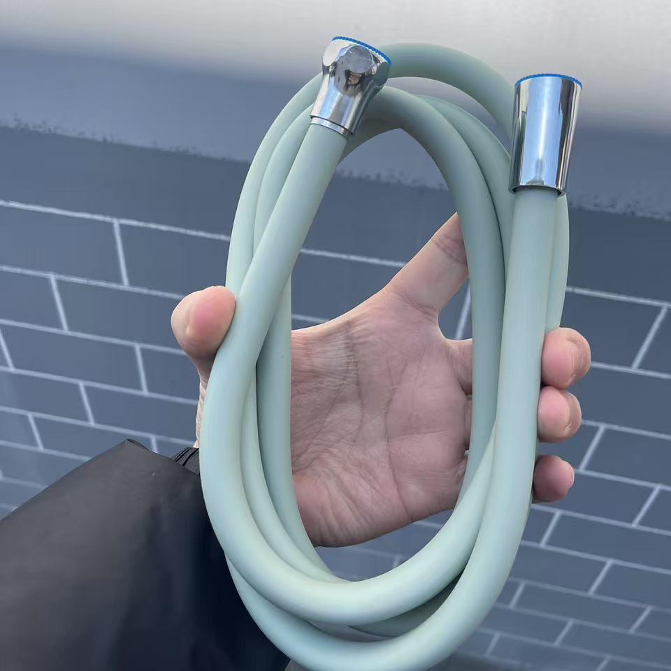 Universal Silicone Shower Hose - Bathroom Water Pipe & Rain Shower Head Accessory