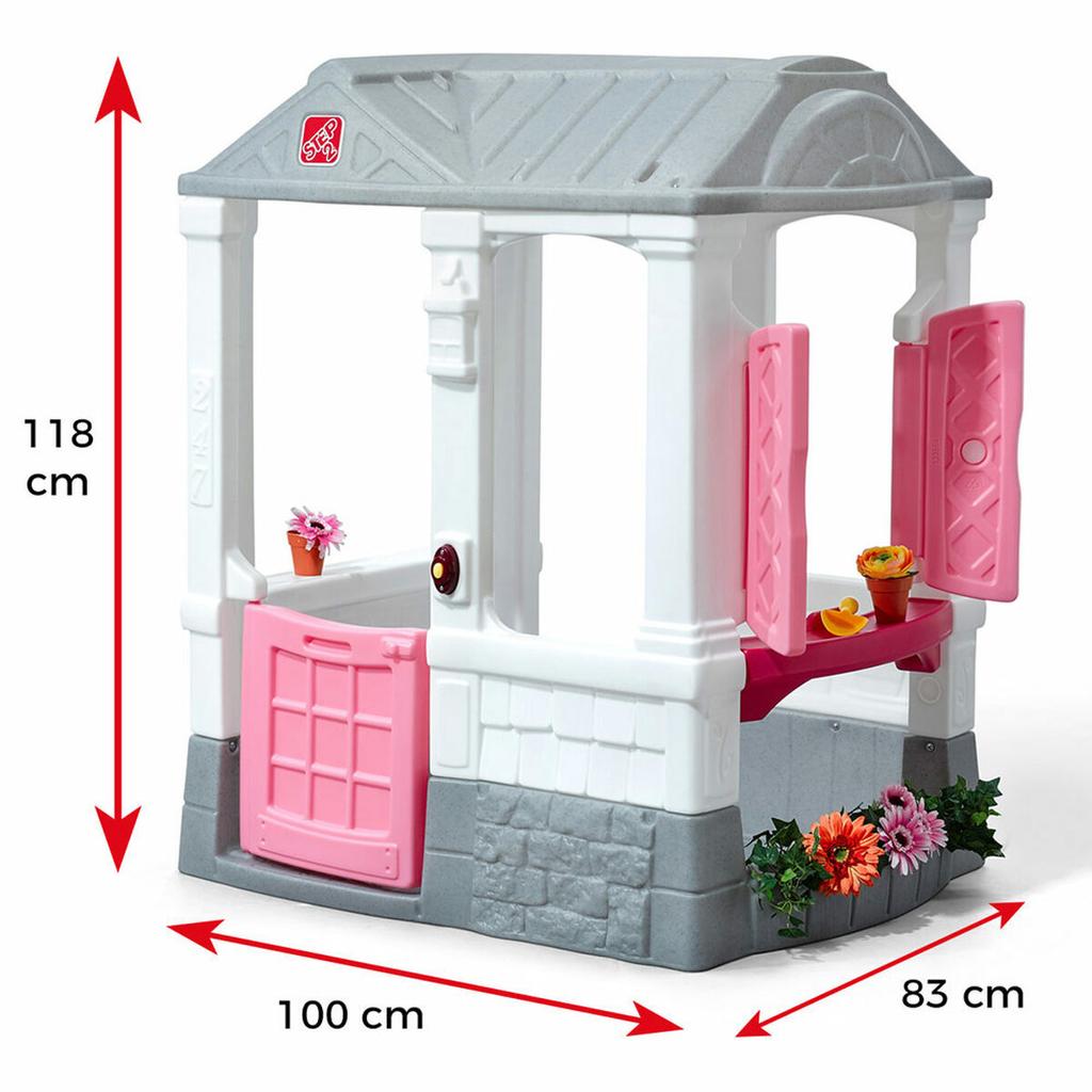 Children's Play House Step 2 Courtyard Cottage 118 X 100 X 83 Cm