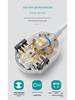 Multi-Socket Power Strip Extension Cord with Switch