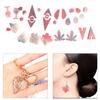 Maple Leaf Heart Geometry Earrings Mould Earring Pendant Silicone Mold  Jewellery Making Keychain Epoxy Casting Mold