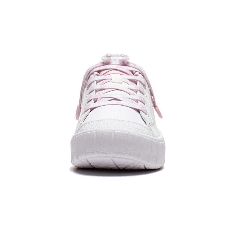 Li Ning Breathable Lightweight Sports Casual Shoes Kids Sneakers White Pink YKCS048-6