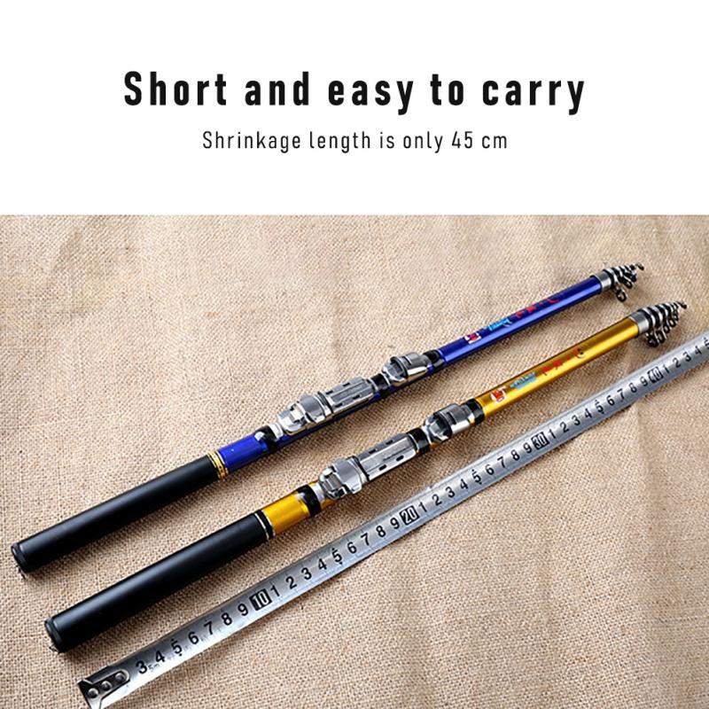 Τηλεσκοπικό καλάμι ψαρέματος Αξεσουάρ Εργαλείου Εξωτερικού Ψαρέματος Νυχτερινό Ψάρεμα Ψάρι Εξωτερικού Χώρου 1.5M-3 M Αντιολισθητικό φορητό κοντάρι για ψαρά