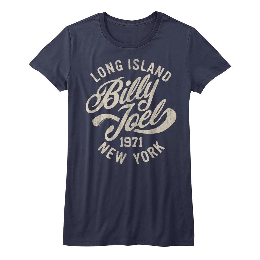 Billy Joel Long Island New York 1971 Womans Fitted T Shirt Soft Rock Music S