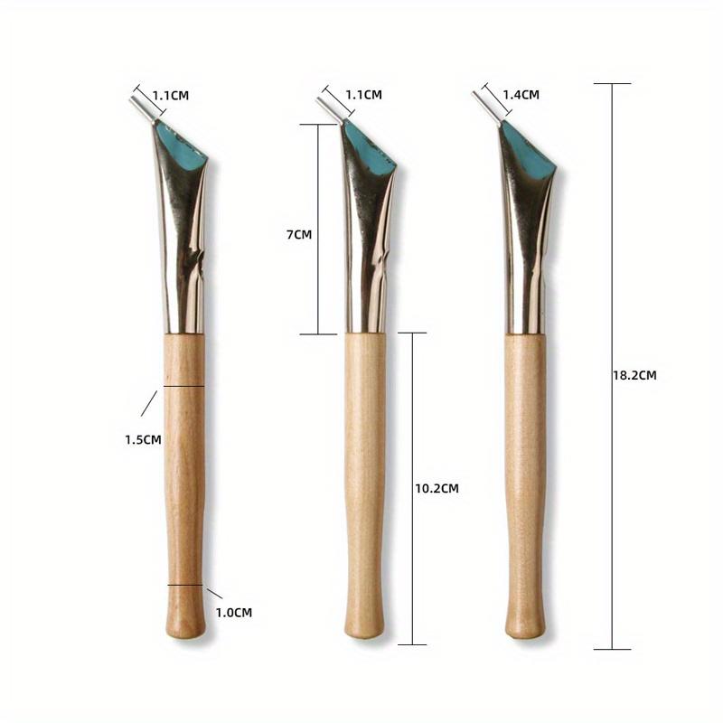 3 bucăți instrument Batik sculptură artă vopsea stilou sculptură cuțit artizanat artă lut sculptură ceramică ceară instrumente