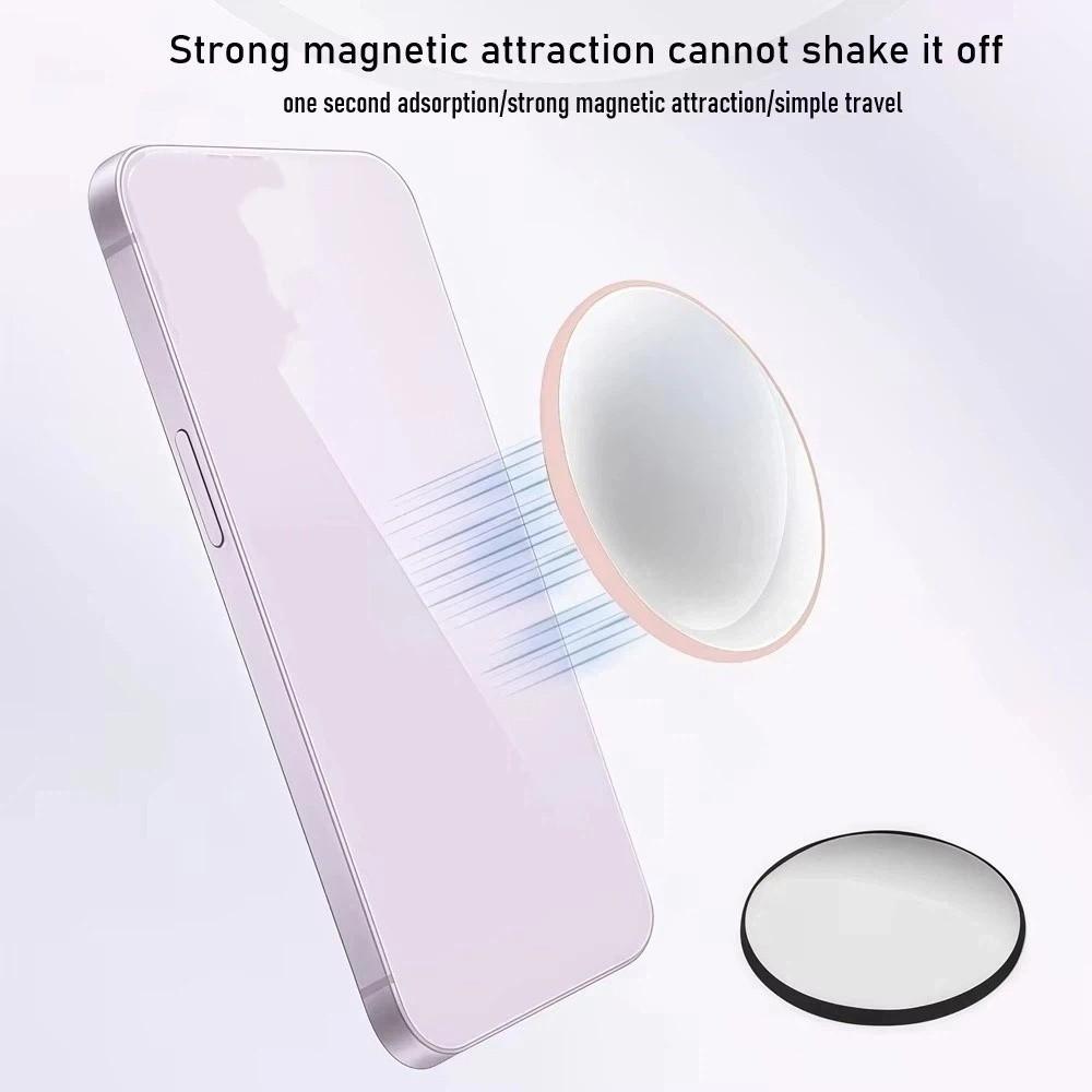 Portable Convex Mirror Round Group Photo Mirror Magnetic Phone Rear Selfie Mirror  Streaming
