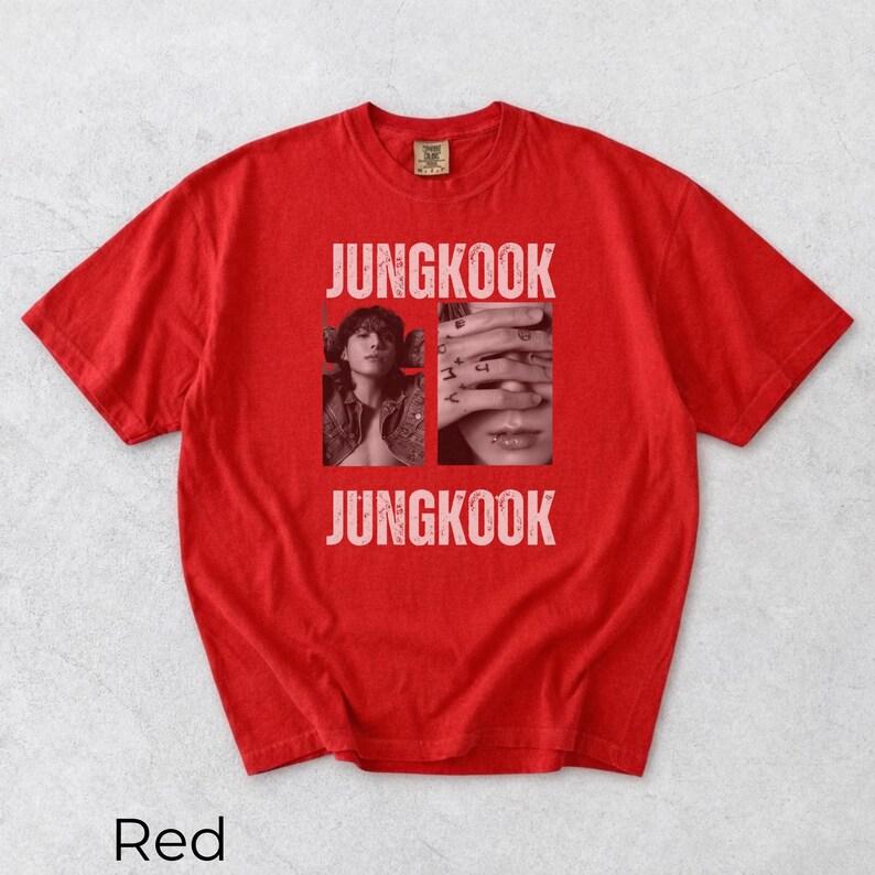 2026 Damen Herren Jung Kook Hochwertiges T-Shirt BTS Arirang Tour Merch Bangtan Sonyeondan Grafik-T-Shirt