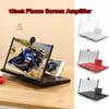 12 Inch Retractable Mobile Phone Screen Amplifier with HD Magnifying Lens and Desktop Stand for Hands Free Viewing