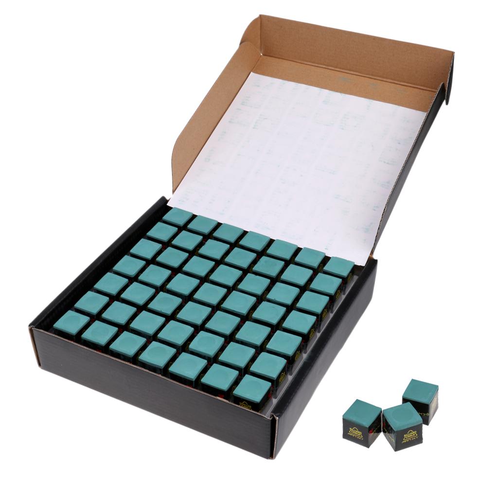 Buy 98 Pieces Professional Cue Tip Chalk Snooker Pool Billiard Chalks