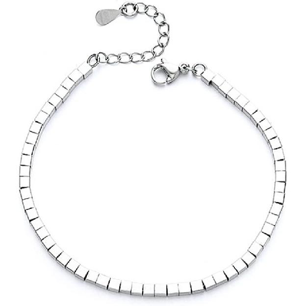 kelistom 925 Sterling Silver Bracelets for Women Teens, Love Heart Charm Chain Bracelet Bangle Fashion Jewelry Gifts