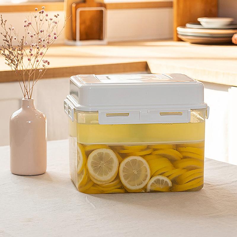 4/5L Pickle Jar Leakproof Pickle Fermentation Container For Gherkin Sauerkraut Kimchi Storage Container And Fermentation