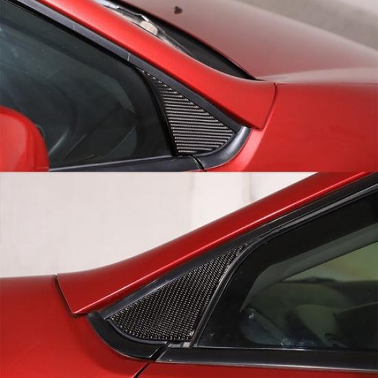Carbon Fiber A-pillar Triangular Panel Sticker For Mitsubishi ECLIPSE 2006-2011