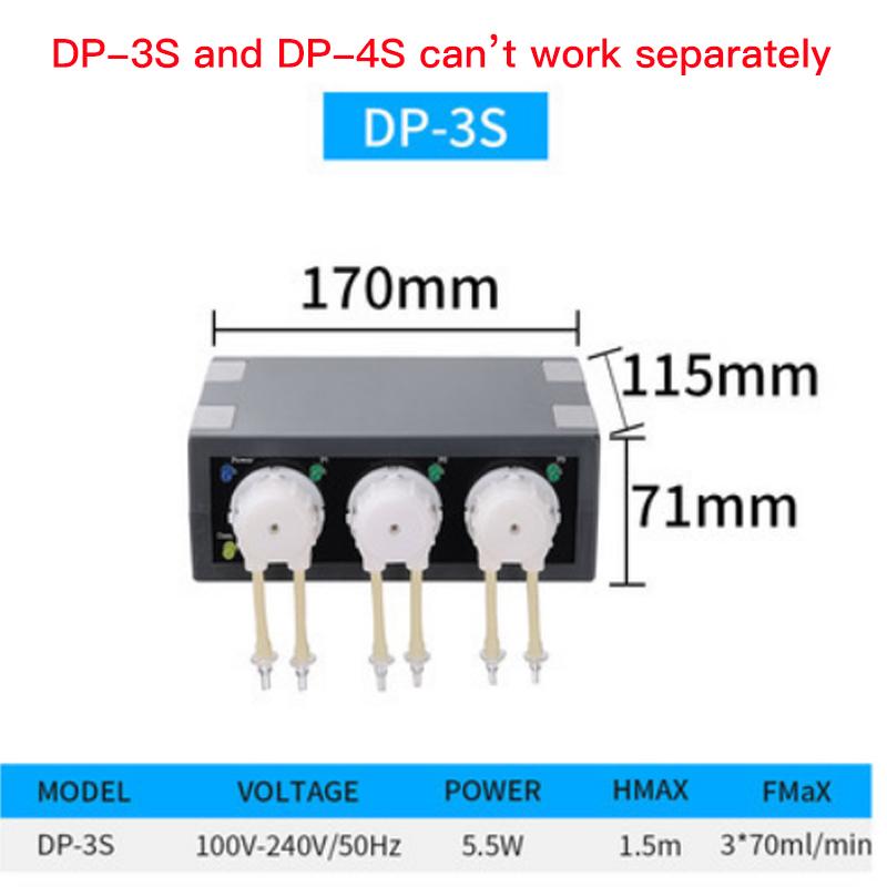 Jebao DP Series Automatic Peristaltic Doser Titration Pump Coral Feeder Programmable Dosing Pump for Marine Reef