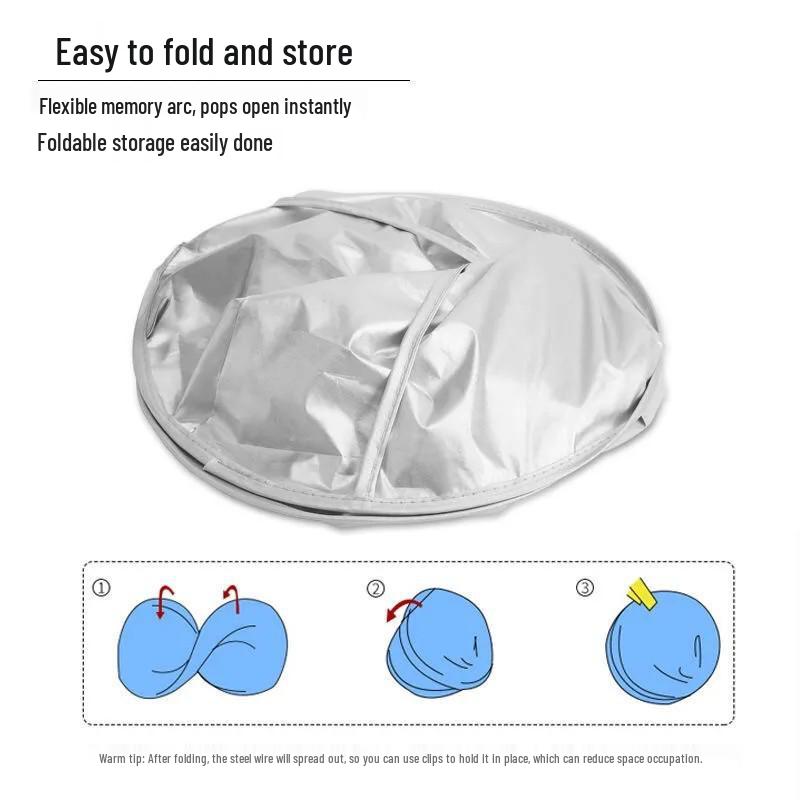 Atmungsaktiver 3D Faltbarer Haarschneide- & Färbeumhang für Erwachsene