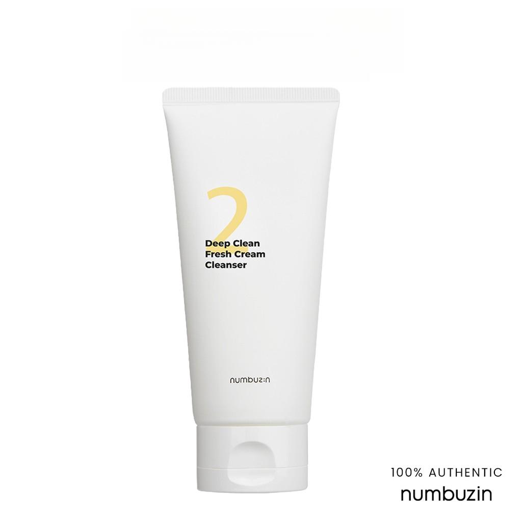 NUMBUZIN No.2 Tone Up Good Bye Rødhet Dermakrem SPF50+PA++++ /Serum: Protein Creamy Serum/Deep Clean Fresh Cream Cleanser